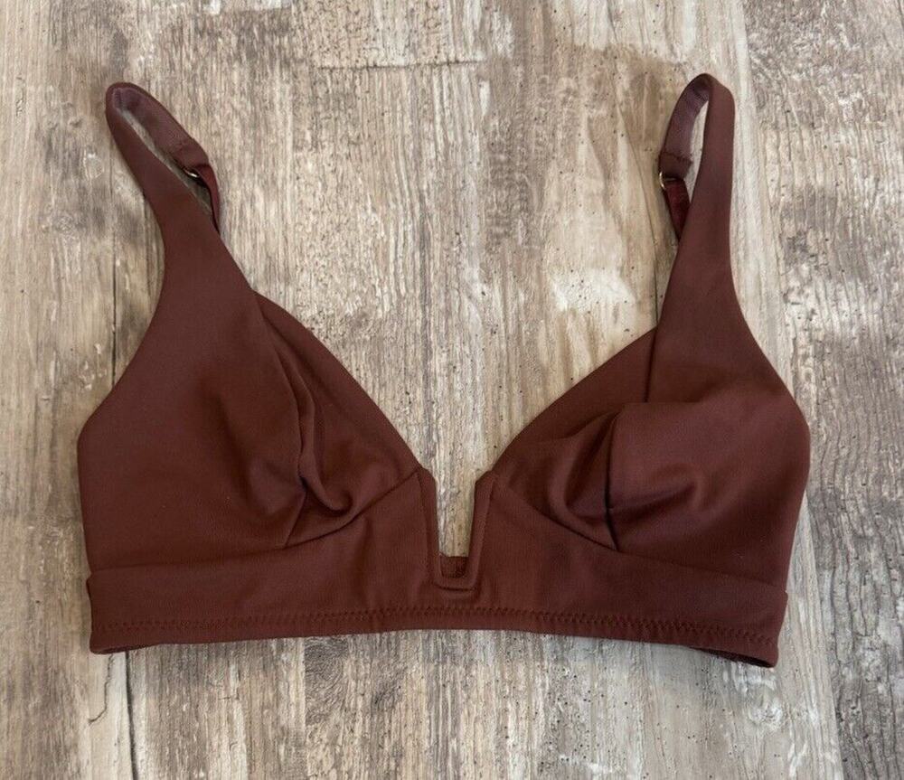 Free People Intimately Dylan V-Wire Bralette Size XS Brown Women's